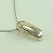 Laden Sie das Bild in den Galerie-Viewer, Vintage Damen 835er Silber Kette mit Zirkonia Anhänger
