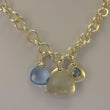 Laden Sie das Bild in den Galerie-Viewer, Schöne Esprit Halskette mit Farbstein 925 Silber mit Anhänger, Collier
