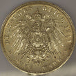 Laden Sie das Bild in den Galerie-Viewer, 3 Mark Dt. Reich Silber Silbermünze // Luitpold Prinz Regend V. Bayern / 1911 D
