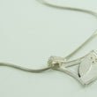 Laden Sie das Bild in den Galerie-Viewer, Esprit Vintage 925er Silber Damen Schlangenkette &amp; Anhänger mit Onyx &amp; Zirkonia
