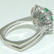 Laden Sie das Bild in den Galerie-Viewer, Damen Ring mit Smaragd &amp; Diamant ca. 2.00 ct / 750er Gold - 54 17,2 mm Ø *
