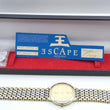 Laden Sie das Bild in den Galerie-Viewer, Escape Herrn Uhr Stahl &amp; Gold 24K 10Mic Gold Plated Swiss Quarz

