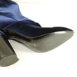 Laden Sie das Bild in den Galerie-Viewer, Vero Cuoio Stiefel Gr. 38,5 Blau Samt Damen Schuhe Boots
