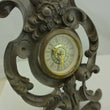 Laden Sie das Bild in den Galerie-Viewer, nostalgische Zinnuhr mit „Blumenmotiv“
