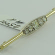 Laden Sie das Bild in den Galerie-Viewer, Vintage 14 Karat 585er Gold Brosche mit Diamanten ca,0.50 ct

