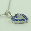 Laden Sie das Bild in den Galerie-Viewer, Vintage Damen 925er Silber Kette mit Farbstein Anhänger
