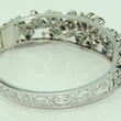 Laden Sie das Bild in den Galerie-Viewer, Damen Armreif Nickel &amp; Silber mit Saphire ca. 0.50 ct und Diamanten ca. 18 ct
