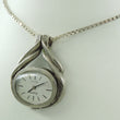 Laden Sie das Bild in den Galerie-Viewer, Vintage "Ispra" Taschenuhr Quartz mit 925er Silber Kette
