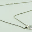Laden Sie das Bild in den Galerie-Viewer, Vintage Damen 925er Silber Kette mit Zirkonia Anhänger
