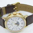 Laden Sie das Bild in den Galerie-Viewer, Saint-Blaise Chronographe Classique Herrn Uhr Silbervergoldet Handaufzug
