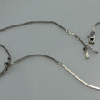 Laden Sie das Bild in den Galerie-Viewer, Collier mit "Saphire" / 835 Silber / ca. 40,0 cm
