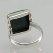 Laden Sie das Bild in den Galerie-Viewer, Ring mit Malachit 925er Silber - Grösse 60 19,1 mm Ø
