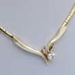 Laden Sie das Bild in den Galerie-Viewer, Collier mit ca, 0.70 ct.Diamanten &amp; Brillanten / 585er 14 Karat Gold 42 cm
