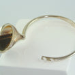 Laden Sie das Bild in den Galerie-Viewer, Vintage Damen Armreif mit Achat / 925er Silber / ca. 16,5 cm
