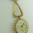 Laden Sie das Bild in den Galerie-Viewer, Vintage Taschenuhr Handaufzug vergoldet mit Kette 925er Silbervergoldet
