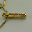 Laden Sie das Bild in den Galerie-Viewer, Kette &amp; Anhänger mit 0.10 ct. Brillant / 585er 14 Karat Gold / ca. 45 cm

