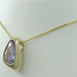 Laden Sie das Bild in den Galerie-Viewer, Vintage Damen Silber 925er Halskette &amp; Anhänger Silbervergoldet mit Amethyst
