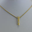 Laden Sie das Bild in den Galerie-Viewer, Kette &amp; Anhänger mit 0.10 ct. Brillant / 585er 14 Karat Gold / ca. 45 cm
