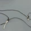 Laden Sie das Bild in den Galerie-Viewer, Collier mit "Saphire" / 835 Silber / ca. 40,0 cm
