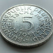 Laden Sie das Bild in den Galerie-Viewer, 5 Deutsche Mark Silberadler 1951 F
