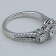 Laden Sie das Bild in den Galerie-Viewer, Past Present Future Ring Diamant 2,0 ct / 585er - 14 K Gold Gr. 55 17,5 mm Ø
