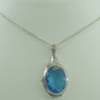 Laden Sie das Bild in den Galerie-Viewer, Vintage Damen 835er Silber Kette mit Topas
