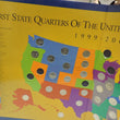 Laden Sie das Bild in den Galerie-Viewer, First State Quarters Of The United States Collector's Map 1999 - 2008
