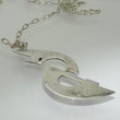 Laden Sie das Bild in den Galerie-Viewer, Vintage Unisex Kette 925er Silber mit Amethyst Anhänger
