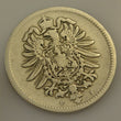 Laden Sie das Bild in den Galerie-Viewer, 1 Mark Silbermünze dt. Kaiserreich 1875 F - großer Adler
