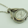 Laden Sie das Bild in den Galerie-Viewer, Vintage "Ispra" Taschenuhr Quartz mit 925er Silber Kette
