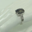 Laden Sie das Bild in den Galerie-Viewer, Vintage Damen Ring mit Zirkonia &amp; Quarzstein / 925er Silber - 57 18,1 mm Ø
