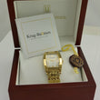Laden Sie das Bild in den Galerie-Viewer, Krug-Baümen TUXEDO -Damen Uhr / Quartz / vergoldet / mit Orginalbox
