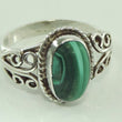 Laden Sie das Bild in den Galerie-Viewer, Vintage Damen Ring mit Achat / 835er Silber - 56 17,8 mm Ø -
