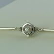 Laden Sie das Bild in den Galerie-Viewer, Antike Anstecknadel - mit „ Diamanten“ca 0.35 ct. / 585er - 14 Karat Gelbgold
