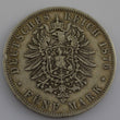 Laden Sie das Bild in den Galerie-Viewer, Silbermünze Dt. Kaiserreich 1876 D - Ludwig II. König von Bayern
