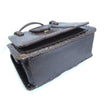 Laden Sie das Bild in den Galerie-Viewer, Vintage Design Schlangenleder Braun Damen Handtasche mit Handspiegel
