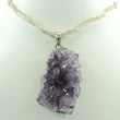 Laden Sie das Bild in den Galerie-Viewer, Vintage 925er Silber Damen Halskette &amp; Anhänger mit Amethyst 925er Silber
