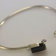 Laden Sie das Bild in den Galerie-Viewer, Armreif / 835er Silber / ⌀ 4,3 cm / Onyx
