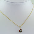 Laden Sie das Bild in den Galerie-Viewer, Vintage Kette mit Zirkonia Turmalin / 333er 8 Karat Gelbgold / ca. 50, cm
