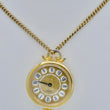 Laden Sie das Bild in den Galerie-Viewer, GENEVE 17 Jewels Halsketten Uhr - Anhänger / Handaufzug / vergoldet
