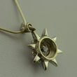 Laden Sie das Bild in den Galerie-Viewer, Kette mit Zirkonial-Anhänger / 925er Silber / ca. 46cm
