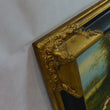Laden Sie das Bild in den Galerie-Viewer, Gemälde auf Leinwand - "2 Kinder" / Goldrahmen Holz
