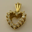 Laden Sie das Bild in den Galerie-Viewer, Vintage Anhänger mit ca. 0.80 ct Brillanten / 585er 14 Karat Gold / ohne Kette
