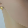 Laden Sie das Bild in den Galerie-Viewer, Vintage Ohrstecker mit Brillanten - Dreieck-Form / 375er - 9 Karat Gold
