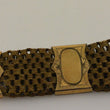 Laden Sie das Bild in den Galerie-Viewer, Vintage Anhänger für Taschenuhr / Kupfer vergoldet / Gravur "JK"
