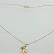 Laden Sie das Bild in den Galerie-Viewer, Goldkette mit Anhänger Sternzeichen Steinbock 333er 8 Karat Gold 42cm

