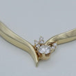 Laden Sie das Bild in den Galerie-Viewer, Collier mit ca, 0.70 ct.Diamanten &amp; Brillanten / 585er 14 Karat Gold 42 cm
