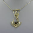 Laden Sie das Bild in den Galerie-Viewer, Kette mit auffälligem Anhänger / 925er Silber / Amethyst / ca. 47,0 cm
