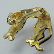Laden Sie das Bild in den Galerie-Viewer, Brosche Mode Schmuck Strass Emaille Katze Vintage
