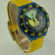 Laden Sie das Bild in den Galerie-Viewer, Swatch - Armbanduhr / mit gelben Lederarmband / Quarz
